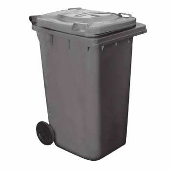 Grey Two Wheel Wheelie Bin (240ltr) - Each