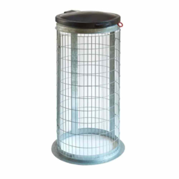 Free Standing Fully Guarded Metal Sack Holder - Each