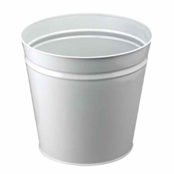 Round Metal Office Bin (15ltr) - Each