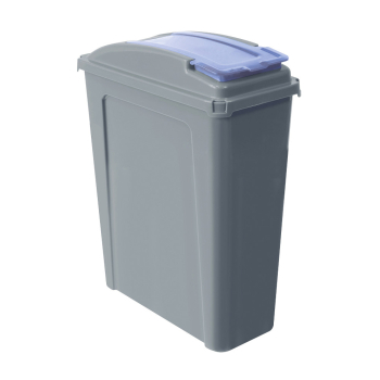 Wham! 25ltr Grey / Blue Recycling Bin - Each
