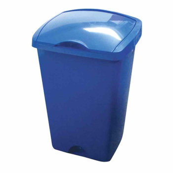 Blue Addis 50ltr Lift Top Lid Bin - Each
