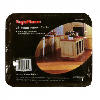SupaHome Soap Filled Pads - Pack Of 20