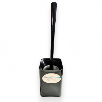 Blue Canyon Plastic Toilet Brush and Holder - Black