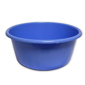 Blue Round Plastic (36cm / 14") Washing Up Bowl - Each