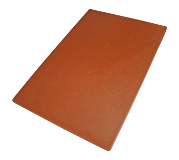 Quality Polyethylene Chopping Board (12" x 18") - Brown