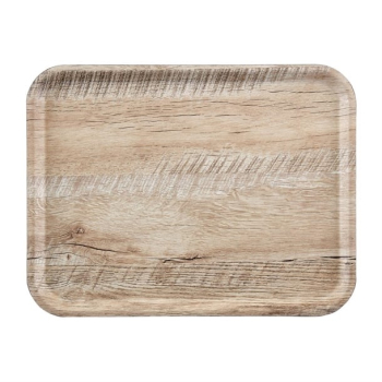 Cambro Madeira Laminate Canteen Tray (Light Oak) - Each