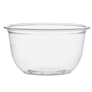 8oz Compostable Clear Deli Pots - Case of 1000