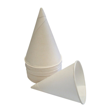 Waxed Paper (4oz) Cone Cups - Case of 5000