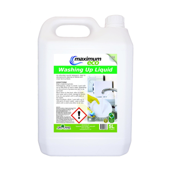 Maximum Eco Washing Up Liquid Detergent - 5Ltr