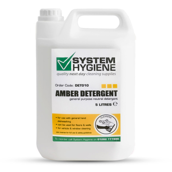 System Hygiene Amber High Active Detergent - 5ltr