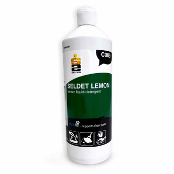 System Hygiene Lemon Washing Up Liquid Detergent - Case of 12 x 1ltr