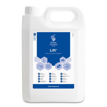 Evans Vanodine Lift Unperfumed Heavy Duty Cleaner & Degreaser - 5ltr