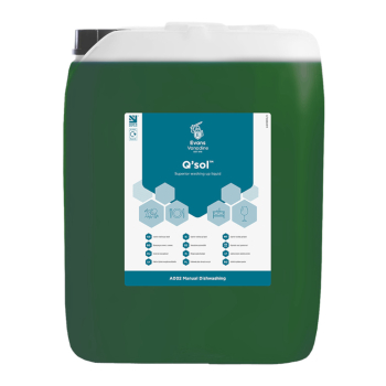 Evans Vanodine Q'Sol Superior Washing Up Liquid - 20ltr