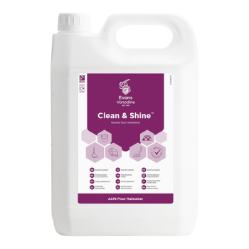 Evans Vanodine Clean & Shine Floor Maintainer - 5ltr