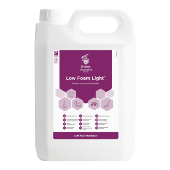 Evans Vanodine Low Foam Light Cleaner - 5ltr