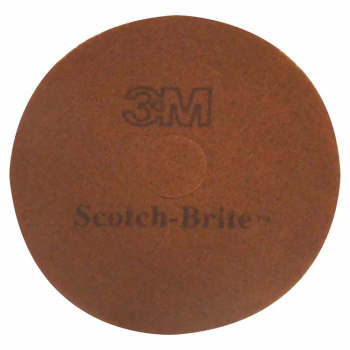 Tan 3M Scotch-Brite Floor Maintenance Pads (430mm / 17") - Pack of 5
