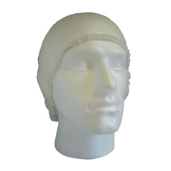 White Disposable Hair Nets (Metal Detectable) - Case of 100