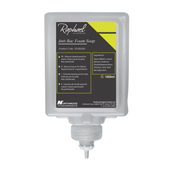Raphael Soabara Antibac Foam Soap - Case of 6 x 1000ml
