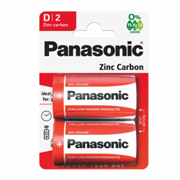 Panasonic Type D Batteries 1.5V - Pack of 4