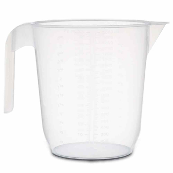 2ltr Clear Plastic Graduated Measuring Jug - Each