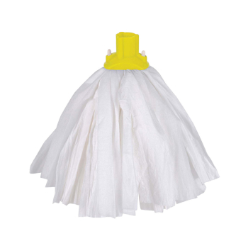 Yellow Exel Big White (120g) Socket Mop Head - Each