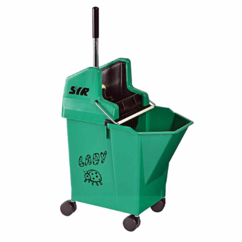 Green Ladybug Mop Bucket & Wringer - 9ltr - Each