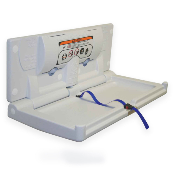 Horizontal Wall Mounted Baby Changing Unit - Each