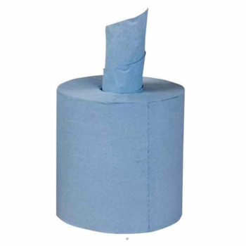 Blue 120m 2ply Coreless Centrefeed Rolls (16.8cm) - Case of 6