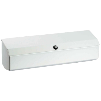 White Metal (50cm/20") Couch / Hygiene Roll Dispenser - Each