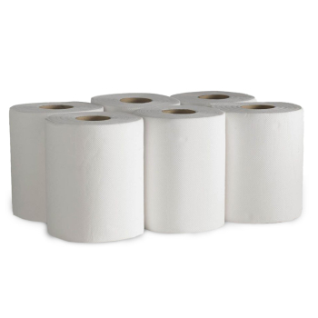 K-All White 40m 2ply Maxi Wipe Kitchen Towel - Pack of 6