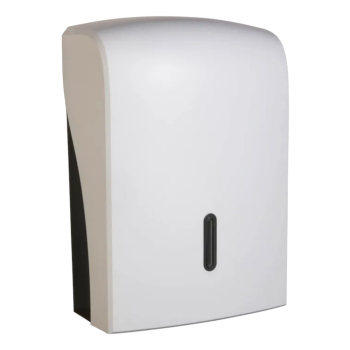 Halo White Plastic Large Hand Towel Dispenser - Each