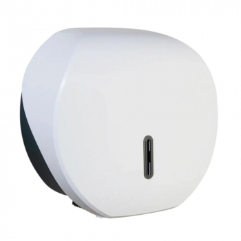 Halo White Mini Jumbo Toilet Roll Dispenser - Each