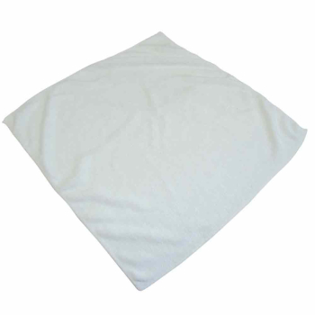 White Microfibre Cleaning Cloth - Each