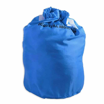 Blue Safe-Knot Laundry Collection Bag - Each