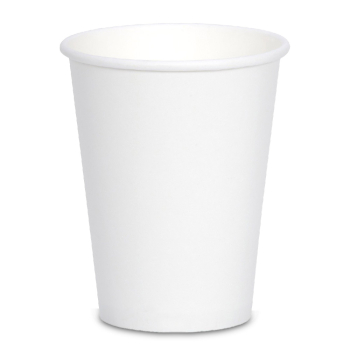 White Single Wall (8oz) Cups - Case of 1000