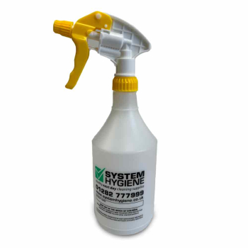 System Hygiene Yellow Colour Coded Hand Sprayer - 750ml