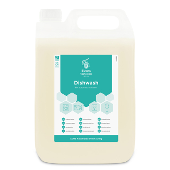 Evans Vanodine Auto Dosing Dishwash Detergent - 5ltr