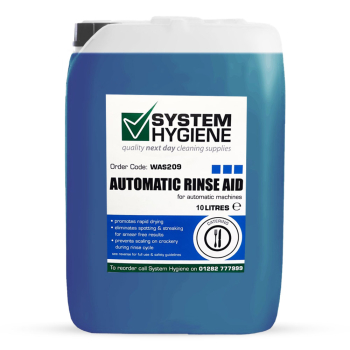 System Hygiene Automatic Rinse Aid - 10ltr
