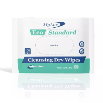 MyLux Eco Standard Dry Patient Care Wipes - Pack Of 100 MyLux Eco Standard Dry Patient Care Wipes - Pack Of 100