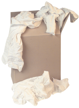 Premium White Cotton Wipers - 10kg