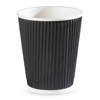 Pure Kraft Ripple Cups (12oz) - Case of 500