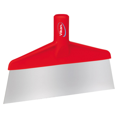 Red Vikan Hygiene (260mm / 10.25") Table and Floor Scraper