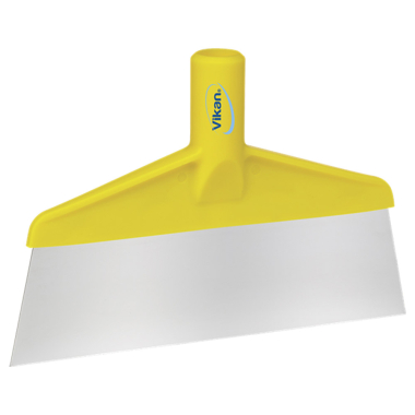 Yellow Vikan Hygiene (260mm / 10.25") Table and Floor Scraper