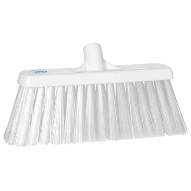 White Vikan Hygiene (330mm / 13") Stiff Bristle Yard Brush Head