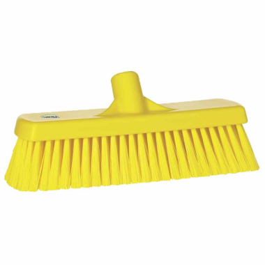 Yellow Vikan Hygiene (530mm / 20.5") Stiff Bristle Brush Head
