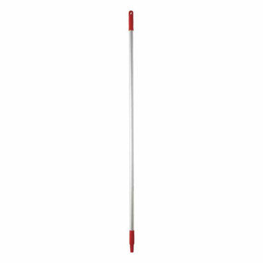 Red Vikan Hygiene (1460mm / 57.5") Ergonomic Aluminium Handle