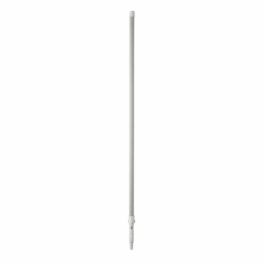 White Vikan Hygiene (2780mm / 109.5") Telescopic Aluminium Handle