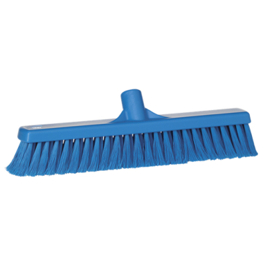 Blue Vikan Hygiene (410mm / 16") Soft / Split Bristle Brush Head - Each