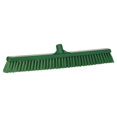 Green Vikan Hygiene (610mm / 24") Soft/Stiff Bristle Combination Brush Head