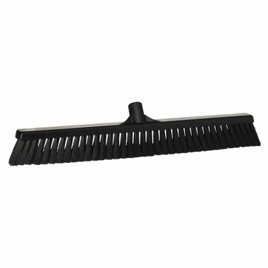 Black Vikan Hygiene (610mm / 24") Soft Bristle Brush Head - Each
